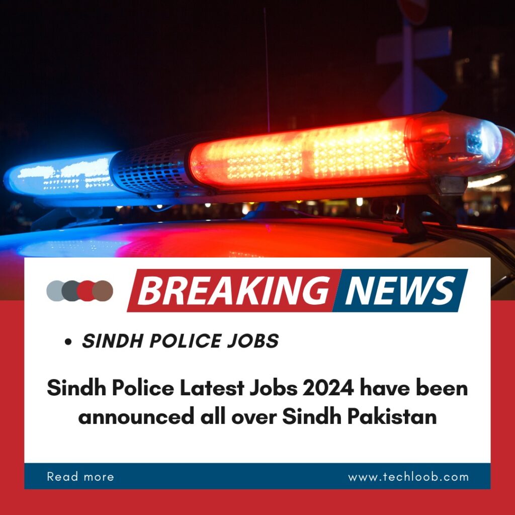 Sindh Police Latest Jobs