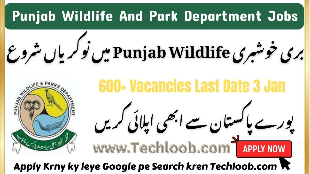 Punjab Wildlife And Park Department Jobs